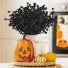 imageAmyHomie 20 Bundles Artificial Flowers for Outdoor Outside Spring Summer Decoration UV Resistant Faux Flowers No Fade Fake Plastic Plants Garden Porch Window Box DecoratingBlackeucalyptus