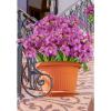 imageAmyHomie 20 Bundles Artificial Flowers for Outdoor Outside Spring Summer Decoration UV Resistant Faux Flowers No Fade Fake Plastic Plants Garden Porch Window Box DecoratingPurple