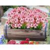 imageAmyHomie 20 Bundles Artificial Flowers for Outdoor Outside Spring Summer Decoration UV Resistant Faux Flowers No Fade Fake Plastic Plants Garden Porch Window Box DecoratingPink