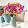 imageAmyHomie 20 Bundles Artificial Flowers for Outdoor Outside Spring Summer Decoration UV Resistant Faux Flowers No Fade Fake Plastic Plants Garden Porch Window Box DecoratingAmulti