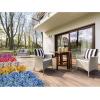 imageAmyHomie 20 Bundles Artificial Flowers for Outdoor Outside Spring Summer Decoration UV Resistant Faux Flowers No Fade Fake Plastic Plants Garden Porch Window Box DecoratingBlue