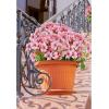 imageAmyHomie 20 Bundles Artificial Flowers for Outdoor Outside Spring Summer Decoration UV Resistant Faux Flowers No Fade Fake Plastic Plants Garden Porch Window Box DecoratingPink