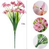 imageAmyHomie 20 Bundles Artificial Flowers for Outdoor Outside Spring Summer Decoration UV Resistant Faux Flowers No Fade Fake Plastic Plants Garden Porch Window Box DecoratingPink