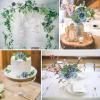 imageAmyHomie Artificial Flower Ivory Rose 25pcs Real Looking Fake Roses wStem for DIY Wedding Bouquets Centerpieces Arrangements Party Baby Shower Home DecorationsDusty Blue Shades