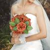imageAmyHomie Artificial Flower Ivory Rose 25pcs Real Looking Fake Roses wStem for DIY Wedding Bouquets Centerpieces Arrangements Party Baby Shower Home DecorationsBurnt Orange