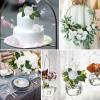 imageAmyHomie Artificial Flower Ivory Rose 25pcs Real Looking Fake Roses wStem for DIY Wedding Bouquets Centerpieces Arrangements Party Baby Shower Home DecorationsWhite