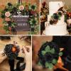 imageAmyHomie Artificial Flower Ivory Rose 25pcs Real Looking Fake Roses wStem for DIY Wedding Bouquets Centerpieces Arrangements Party Baby Shower Home DecorationsBlack