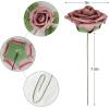 imageAmyHomie Artificial Flower Ivory Rose 25pcs Real Looking Fake Roses wStem for DIY Wedding Bouquets Centerpieces Arrangements Party Baby Shower Home DecorationsWarm Taupe  Nude