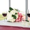 imageAmyHomie Artificial Flower Ivory Rose 25pcs Real Looking Fake Roses wStem for DIY Wedding Bouquets Centerpieces Arrangements Party Baby Shower Home DecorationsIvory