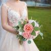 imageAmyHomie Artificial Flower Ivory Rose 25pcs Real Looking Fake Roses wStem for DIY Wedding Bouquets Centerpieces Arrangements Party Baby Shower Home DecorationsShades of Blush