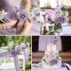 imageAmyHomie Artificial Flower Ivory Rose 25pcs Real Looking Fake Roses wStem for DIY Wedding Bouquets Centerpieces Arrangements Party Baby Shower Home DecorationsPale Lavender  Dusty Violet