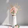 imageAmyHomie Artificial Flower Ivory Rose 25pcs Real Looking Fake Roses wStem for DIY Wedding Bouquets Centerpieces Arrangements Party Baby Shower Home DecorationsBlush Pink