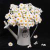 imageAmyHomie Artificial Flowers10 pcs Silk Daisy Artificial Gerber Daisy for Home Decoration Fake Wildflowers Spring Flowers for Wedding DecorationMilk WhiteWhite