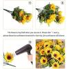 imageAmyHomie Artificial Sunflower Bouquets2 Bunches Fake Wildflowers for Baby Shower Home Wedding Spring Decor Bride Holding FlowersDIY Garden Craft Art Decor