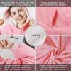 imageAmyHomie Blanket SweatshirtOversized Sherpa Hooded Blanket HoodieFleecehug Hoodie Wearable Blanket for Women Men KidsPink