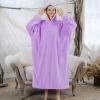 imageAmyHomie Blanket SweatshirtOversized Sherpa Hooded Blanket HoodieFleecehug Hoodie Wearable Blanket for Women Men KidsPurple