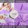 imageAmyHomie Blanket SweatshirtOversized Sherpa Hooded Blanket HoodieFleecehug Hoodie Wearable Blanket for Women Men KidsPurple