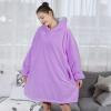 imageAmyHomie Blanket SweatshirtOversized Sherpa Hooded Blanket HoodieFleecehug Hoodie Wearable Blanket for Women Men KidsPurple