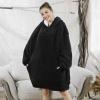 imageAmyHomie Blanket SweatshirtOversized Sherpa Hooded Blanket HoodieFleecehug Hoodie Wearable Blanket for Women Men KidsSherpa Black