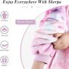 imageAmyHomie Blanket SweatshirtOversized Sherpa Hooded Blanket HoodieFleecehug Hoodie Wearable Blanket for Women Men KidsStarry Sky