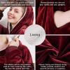 imageAmyHomie Blanket SweatshirtOversized Sherpa Hooded Blanket HoodieFleecehug Hoodie Wearable Blanket for Women Men KidsWine Red
