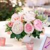 imageAmyHomie Blush Champagne Artificial Flowers Combo Silk Mix Peony Rose Fake Flowers wStem for DIY Wedding Bouquets Centerpieces Arrangements Table Fall Decor Party Bridal Baby Shower Home DecorationsBlush Pink