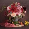 imageAmyHomie Blush Champagne Artificial Flowers Combo Silk Mix Peony Rose Fake Flowers wStem for DIY Wedding Bouquets Centerpieces Arrangements Table Fall Decor Party Bridal Baby Shower Home DecorationsBurgundy Pink
