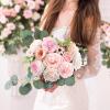 imageAmyHomie Blush Champagne Artificial Flowers Combo Silk Mix Peony Rose Fake Flowers wStem for DIY Wedding Bouquets Centerpieces Arrangements Table Fall Decor Party Bridal Baby Shower Home DecorationsBlush Pink
