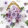 imageAmyHomie Blush Champagne Artificial Flowers Combo Silk Mix Peony Rose Fake Flowers wStem for DIY Wedding Bouquets Centerpieces Arrangements Table Fall Decor Party Bridal Baby Shower Home DecorationsLavender