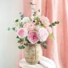 imageAmyHomie Blush Champagne Artificial Flowers Combo Silk Mix Peony Rose Fake Flowers wStem for DIY Wedding Bouquets Centerpieces Arrangements Table Fall Decor Party Bridal Baby Shower Home DecorationsBlush Pink