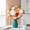 imageAmyHomie Blush Champagne Artificial Flowers Combo Silk Mix Peony Rose Fake Flowers wStem for DIY Wedding Bouquets Centerpieces Arrangements Table Fall Decor Party Bridal Baby Shower Home DecorationsChampagne