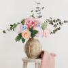 imageAmyHomie Blush Champagne Artificial Flowers Combo Silk Mix Peony Rose Fake Flowers wStem for DIY Wedding Bouquets Centerpieces Arrangements Table Fall Decor Party Bridal Baby Shower Home DecorationsMorandi Pink