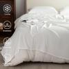 imageAmyHomie Cooling Blanket Queen Size 100 Rayon Derived from Bamboo Cool Summer Blanket for Hot Sleepers Soft Comfy Lightweight Checkered Blankets for All SeasonsTangerine Pink 90x90White