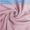imageAmyHomie Cooling Blanket Queen Size 100 Rayon Derived from Bamboo Cool Summer Blanket for Hot Sleepers Soft Comfy Lightweight Checkered Blankets for All SeasonsTangerine Pink 90x90Light Purple
