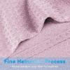 imageAmyHomie Cooling Blanket Queen Size 100 Rayon Derived from Bamboo Cool Summer Blanket for Hot Sleepers Soft Comfy Lightweight Checkered Blankets for All SeasonsTangerine Pink 90x90Light Purple