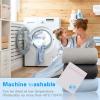 imageAmyHomie Cooling Blanket100 Rayon Derived from Bamboo Cool Summer Blanket for Hot Sleepers Soft Comfy Lightweight Blankets for All Seasons Blue 5979inBlue