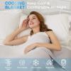 imageAmyHomie Cooling Blanket100 Rayon Derived from Bamboo Cool Summer Blanket for Hot Sleepers Soft Comfy Lightweight Blankets for All Seasons Blue 5979inGrey