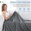 imageAmyHomie Cooling Blanket90quotx108quotKing SizeSummer Blankets with Double Sided Cold Effect ArcChill QMaxampgt05 Cool Fiber Breathable Lightweight Blankets for Hot Sleepers Night SweatsDark Gray Checkered