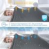 imageAmyHomie Cooling Blanket90quotx108quotKing SizeSummer Blankets with Double Sided Cold Effect ArcChill QMaxampgt05 Cool Fiber Breathable Lightweight Blankets for Hot Sleepers Night SweatsDark Gray Checkered