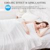 imageAmyHomie Cooling Blanket90quotx108quotKing SizeSummer Blankets with Double Sided Cold Effect ArcChill QMaxampgt05 Cool Fiber Breathable Lightweight Blankets for Hot Sleepers Night SweatsWhite