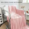 imageAmyHomie Cooling Blanket90quotx108quotKing SizeSummer Blankets with Double Sided Cold Effect ArcChill QMaxampgt05 Cool Fiber Breathable Lightweight Blankets for Hot Sleepers Night SweatsPink