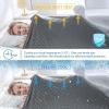 imageAmyHomie Cooling Blanket90quotx108quotKing SizeSummer Blankets with Double Sided Cold Effect ArcChill QMaxampgt05 Cool Fiber Breathable Lightweight Blankets for Hot Sleepers Night SweatsDark Gray Checkered