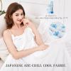 imageAmyHomie Cooling Blanket90quotx108quotKing SizeSummer Blankets with Double Sided Cold Effect ArcChill QMaxampgt05 Cool Fiber Breathable Lightweight Blankets for Hot Sleepers Night SweatsWhite