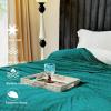 imageAmyHomie Cooling Blanket90quotx108quotKing SizeSummer Blankets with Double Sided Cold Effect ArcChill QMaxampgt05 Cool Fiber Breathable Lightweight Blankets for Hot Sleepers Night SweatsTeal