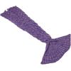 imageAmyHomie Mermaid Tail Blanket Kids Soft Blanket Crochet Mermaid Sleeping Bag Mermaid Gift for GirlsFish Scales Purple KidsFish Scale Purple