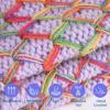 imageAmyHomie Mermaid Tail Blanket Kids Soft Blanket Crochet Mermaid Sleeping Bag Mermaid Gift for GirlsFish Scales Purple KidsLight Purple Rainbow