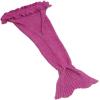 imageAmyHomie Mermaid Tail Blanket Kids Soft Blanket Crochet Mermaid Sleeping Bag Mermaid Gift for GirlsFish Scales Purple KidsPink