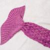 imageAmyHomie Mermaid Tail Blanket Kids Soft Blanket Crochet Mermaid Sleeping Bag Mermaid Gift for GirlsFish Scales Purple KidsScalepink