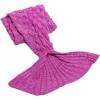 imageAmyHomie Mermaid Tail Blanket Soft Crochet Sleeping Bag Blanket for Kids Adults Mermaid Gift for GirlsRainbowKidsScalepink