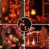 imageAmyHomie Warm White Christmas Lights 108Ft 300LED Plugin Christmas String Lights8 Modes Waterproof Fairy String Lights for Outdoor ampamp Indoor Christmas Tree Home Patio Garden Party Wedding DecorOrange